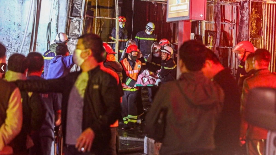 Devastating fire at Hanoi coffee shop kills 11, police arrest suspect